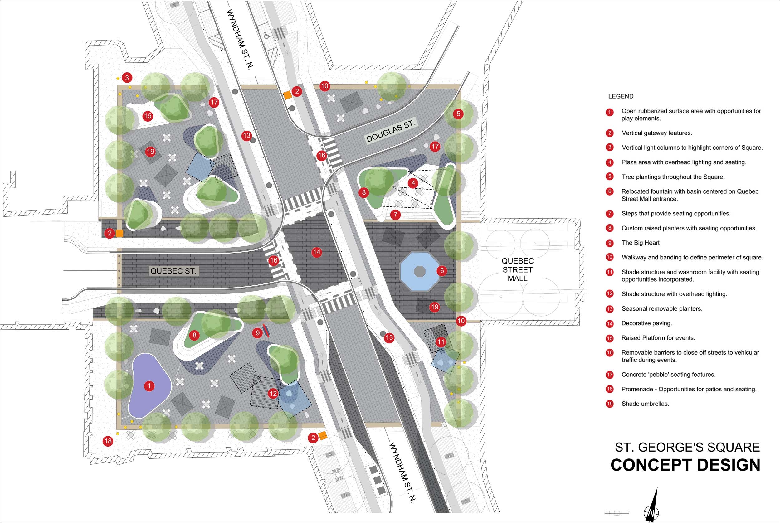 St. George's Square Concept Design